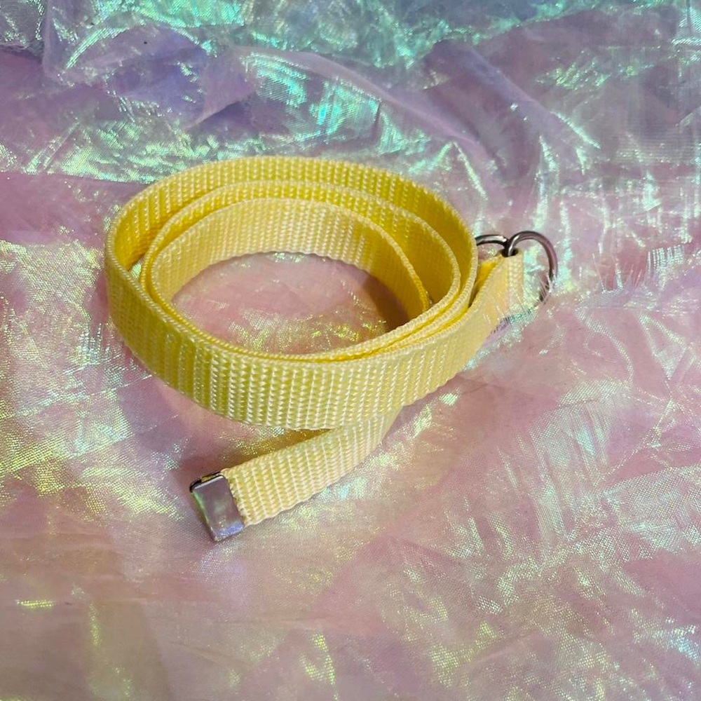 Yellow Cord Belt